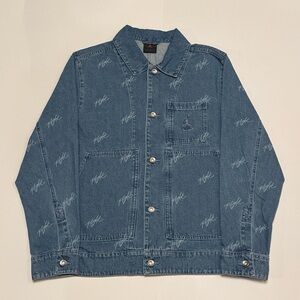 NIKE AIR JORDAN FLIGHT HERITAGE DENIM TRUCKER JACKET (MEDIUM)